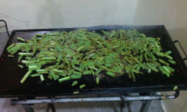 Nopales asados